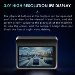 Anytek T2 PRO 3.0 吋 2K 高清夜視錄影機 隱藏式車載攝像頭 前後雙錄，T2 PRO