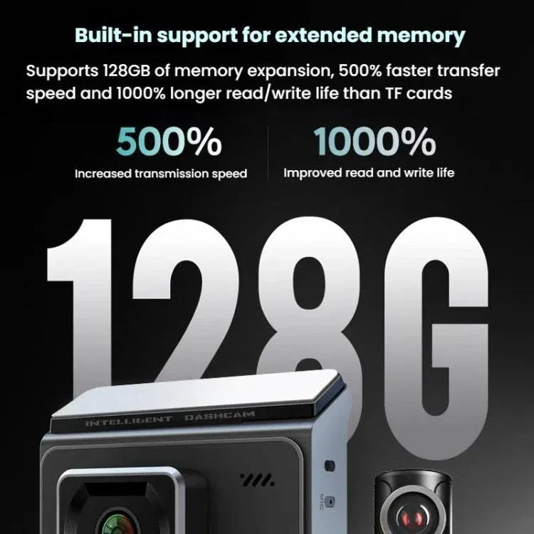 Anytek T2 PRO 3.0 吋 2K 高清夜視錄影機 隱藏式車載攝像頭 前後雙錄，T2 PRO