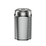 男士便攜式電動剃鬚刀 帶 LCD 顯示屏 – 旅行友好迷你剃鬚刀，USB Type-C 快充，防水可洗設計，6 刀頭深金屬灰，浮動刀片深金屬灰，6 刀頭黑色，浮動刀片黑色