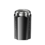 男士便攜式電動剃鬚刀 帶 LCD 顯示屏 – 旅行友好迷你剃鬚刀，USB Type-C 快充，防水可洗設計，6 刀頭深金屬灰，浮動刀片深金屬灰，6 刀頭黑色，浮動刀片黑色