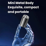 男士便攜式電動剃鬚刀 帶 LCD 顯示屏 – 旅行友好迷你剃鬚刀，USB Type-C 快充，防水可洗設計，6 刀頭深金屬灰，浮動刀片深金屬灰，6 刀頭黑色，浮動刀片黑色