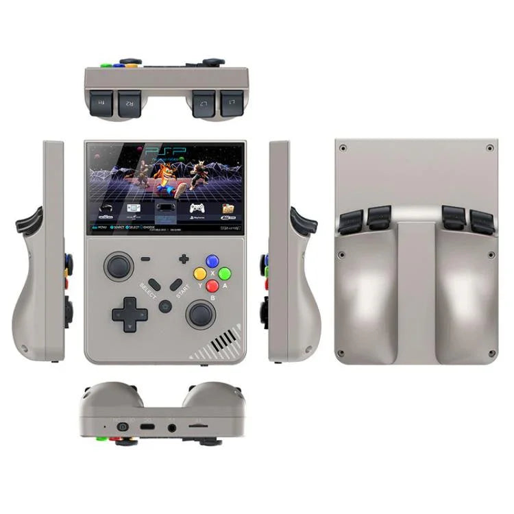 R43 Pro 手持遊戲主機 4K 高清 4.3 吋螢幕 家用便攜式電玩，半透明黑 64G，灰色 64G，半透明黑 128G，灰色 128G