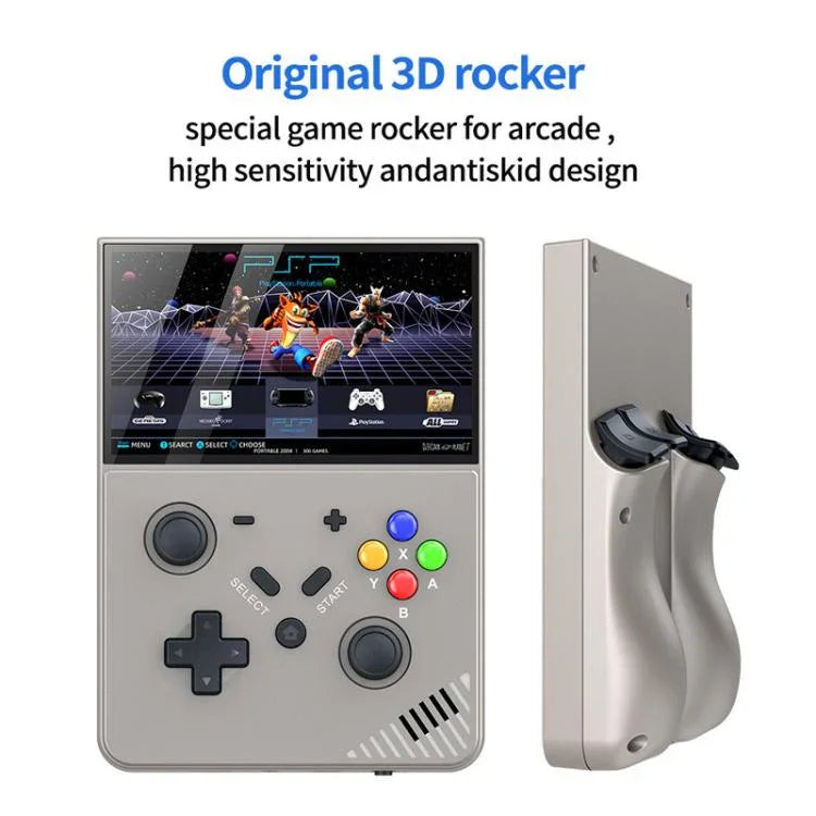 R43 Pro 手持遊戲主機 4K 高清 4.3 吋螢幕 家用便攜式電玩，半透明黑 64G，灰色 64G，半透明黑 128G，灰色 128G