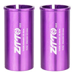 2個 ZTTO 自行車座管轉換套筒減徑套，25.4-27.2mm 001、25.4-28.6mm 002、27.2-28.6mm 003、27.2-30.4mm 004、27.2-30.8mm 005、27.2-31.6mm 006、27.2-33.9mm 007、31.8-34.9mm 008、30.9-31.6mm 009、25.4-30.9mm 010、25.4-31.6mm 011