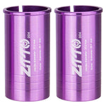 2個 ZTTO 自行車座管轉換套筒減徑套，25.4-27.2mm 001、25.4-28.6mm 002、27.2-28.6mm 003、27.2-30.4mm 004、27.2-30.8mm 005、27.2-31.6mm 006、27.2-33.9mm 007、31.8-34.9mm 008、30.9-31.6mm 009、25.4-30.9mm 010、25.4-31.6mm 011
