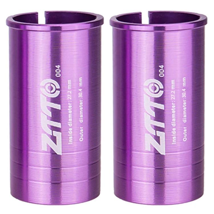 2個 ZTTO 自行車座管轉換套筒減徑套，25.4-27.2mm 001、25.4-28.6mm 002、27.2-28.6mm 003、27.2-30.4mm 004、27.2-30.8mm 005、27.2-31.6mm 006、27.2-33.9mm 007、31.8-34.9mm 008、30.9-31.6mm 009、25.4-30.9mm 010、25.4-31.6mm 011