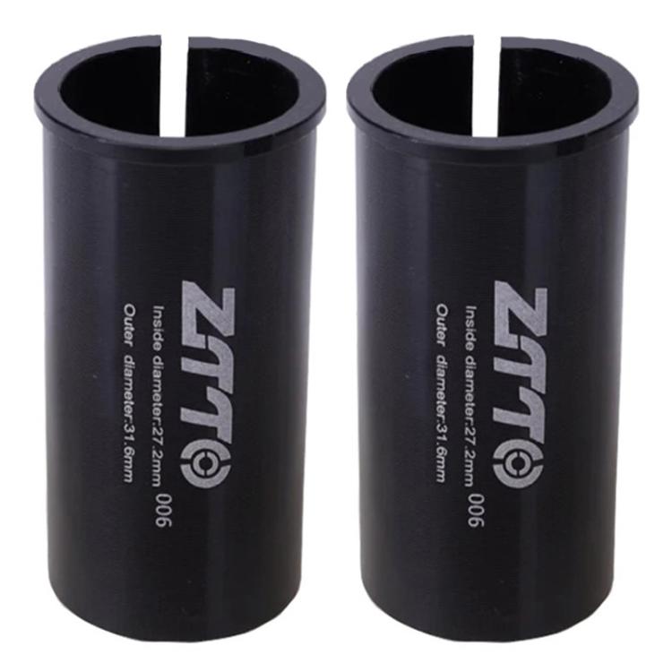 2個 ZTTO 自行車座管轉換套筒減徑套，25.4-27.2mm 001、25.4-28.6mm 002、27.2-28.6mm 003、27.2-30.4mm 004、27.2-30.8mm 005、27.2-31.6mm 006、27.2-33.9mm 007、31.8-34.9mm 008、30.9-31.6mm 009、25.4-30.9mm 010、25.4-31.6mm 011