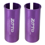 2個 ZTTO 自行車座管轉換套筒減徑套，25.4-27.2mm 001、25.4-28.6mm 002、27.2-28.6mm 003、27.2-30.4mm 004、27.2-30.8mm 005、27.2-31.6mm 006、27.2-33.9mm 007、31.8-34.9mm 008、30.9-31.6mm 009、25.4-30.9mm 010、25.4-31.6mm 011