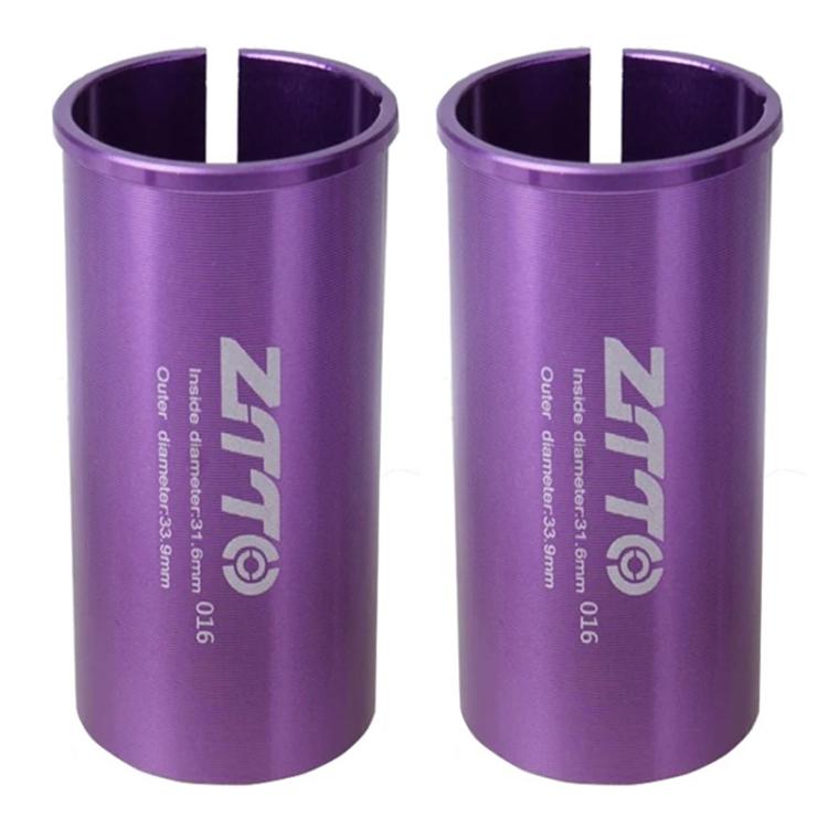 2個 ZTTO 自行車座管轉換套筒減徑套，25.4-27.2mm 001、25.4-28.6mm 002、27.2-28.6mm 003、27.2-30.4mm 004、27.2-30.8mm 005、27.2-31.6mm 006、27.2-33.9mm 007、31.8-34.9mm 008、30.9-31.6mm 009、25.4-30.9mm 010、25.4-31.6mm 011
