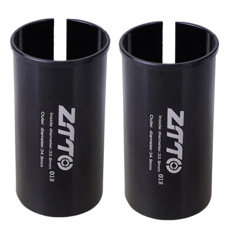 2個 ZTTO 自行車座管轉換套筒減徑套，25.4-27.2mm 001、25.4-28.6mm 002、27.2-28.6mm 003、27.2-30.4mm 004、27.2-30.8mm 005、27.2-31.6mm 006、27.2-33.9mm 007、31.8-34.9mm 008、30.9-31.6mm 009、25.4-30.9mm 010、25.4-31.6mm 011