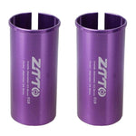 2個 ZTTO 自行車座管轉換套筒減徑套，25.4-27.2mm 001、25.4-28.6mm 002、27.2-28.6mm 003、27.2-30.4mm 004、27.2-30.8mm 005、27.2-31.6mm 006、27.2-33.9mm 007、31.8-34.9mm 008、30.9-31.6mm 009、25.4-30.9mm 010、25.4-31.6mm 011