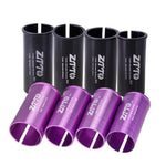 2個 ZTTO 自行車座管轉換套筒減徑套，25.4-27.2mm 001、25.4-28.6mm 002、27.2-28.6mm 003、27.2-30.4mm 004、27.2-30.8mm 005、27.2-31.6mm 006、27.2-33.9mm 007、31.8-34.9mm 008、30.9-31.6mm 009、25.4-30.9mm 010、25.4-31.6mm 011
