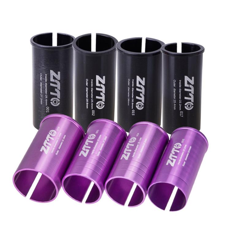 2個 ZTTO 自行車座管轉換套筒減徑套，25.4-27.2mm 001、25.4-28.6mm 002、27.2-28.6mm 003、27.2-30.4mm 004、27.2-30.8mm 005、27.2-31.6mm 006、27.2-33.9mm 007、31.8-34.9mm 008、30.9-31.6mm 009、25.4-30.9mm 010、25.4-31.6mm 011