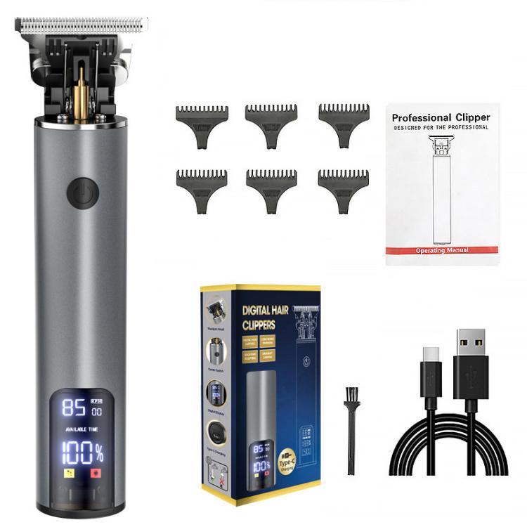 可充電理髮套裝 男士理髮器 - 零刀片修剪器 適用復古油頭及禿頭造型