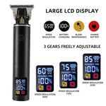 可充電理髮套裝 男士理髮器 - 零刀片修剪器 適用復古油頭及禿頭造型