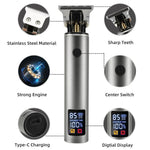 可充電理髮套裝 男士理髮器 - 零刀片修剪器 適用復古油頭及禿頭造型