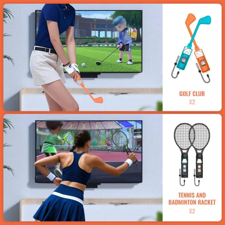 JYS NS2281 適用於 Nintendo Switch 2 運動 9 合 1 遊戲運動套件 左右握把配件