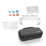 DOBE TNS-5112 適用於 Switch 2 10 合 1 主機收納包+水晶殼+鋼化膜+搖桿帽防摔保護組