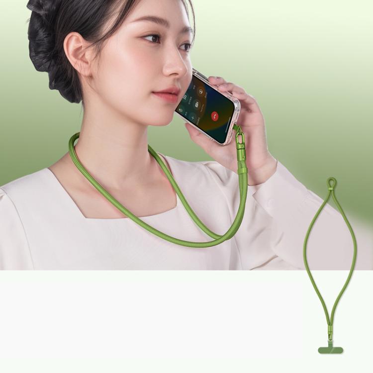 可調節手機掛繩，自鎖 360 度旋轉防纏繞設計及 TPU 夾，頸掛黑色、頸掛橙色、頸掛綠色，斜掛黑色、斜掛橙色、斜掛綠色