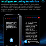 3.1英寸屏幕多語言AI翻譯設備，139種在線/17種離線語言，實時語音/照片/文字翻譯，Z15W