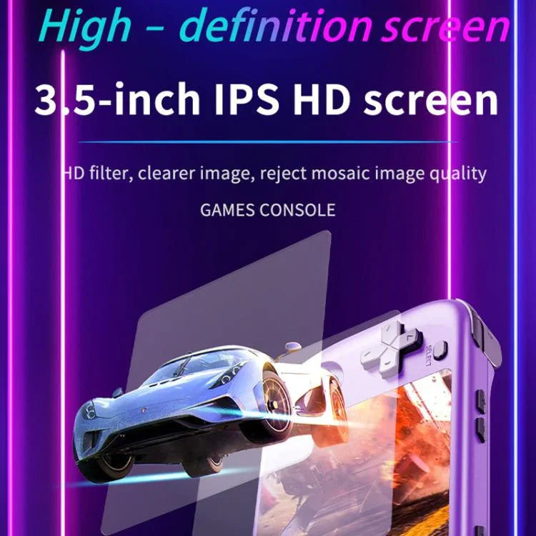 H36S 3.5 吋 IPS 高清屏復古 PSP 遊戲主機 Linux 系統 GBA 掌上遊戲機，64G，128G