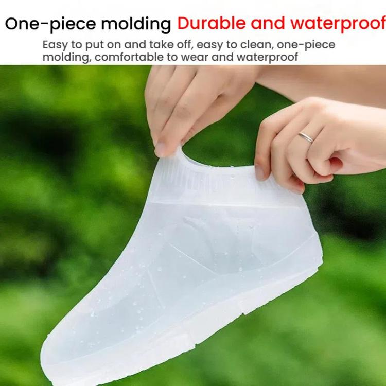 戶外防水防滑加厚耐磨雨鞋套，S 31-33，M 34-36，L 37-39，XL 40-42，XXL 43-45