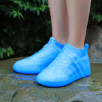 戶外防水防滑加厚耐磨雨鞋套，S 31-33，M 34-36，L 37-39，XL 40-42，XXL 43-45