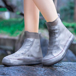 加厚耐磨防水矽膠雨鞋套，S 31-33，M 34-36，L 37-39，XL 40-42，XXL 43-45