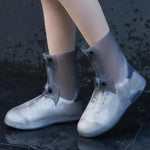 25cm戶外加厚耐磨高筒防雨鞋套，M 34-36，L 37-39，XL 40-42，XXL 43-45，XXXL 45-46
