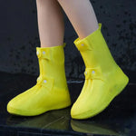 25cm戶外加厚耐磨高筒防雨鞋套，M 34-36，L 37-39，XL 40-42，XXL 43-45，XXXL 45-46
