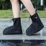 騎行戶外加厚耐磨中筒雨靴，S 36-37，M 38-39，L 40-42，XL 43-45，XXL 46-47