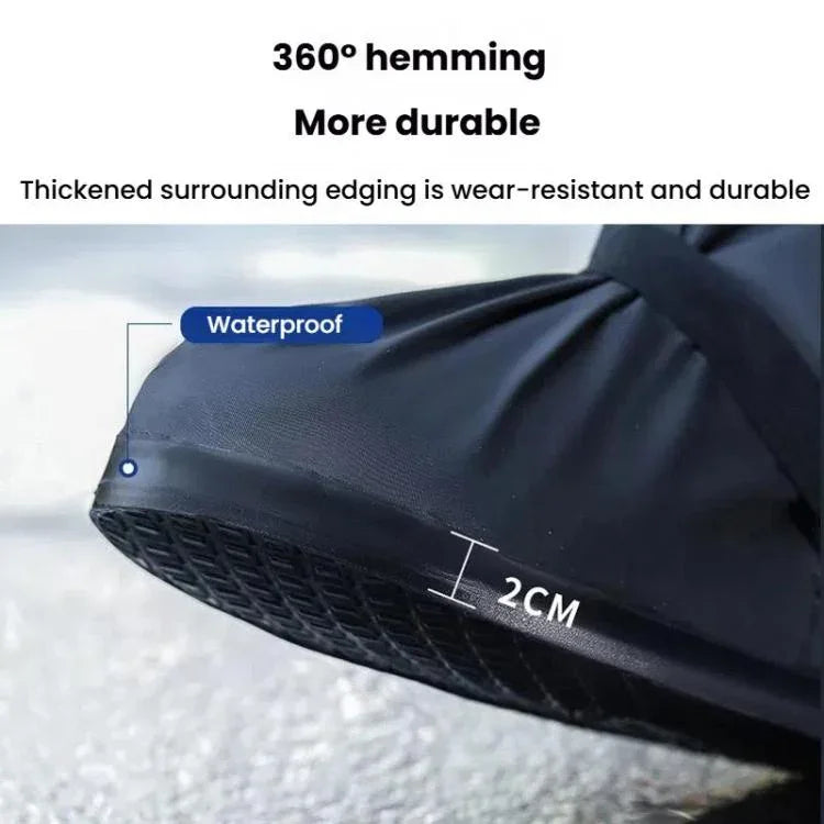 騎行戶外加厚耐磨中筒雨靴，S 36-37，M 38-39，L 40-42，XL 43-45，XXL 46-47