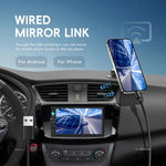 7吋有線Carplay雙按鈕MP5播放器 藍牙大屏車載中控，標準版，標準版+12燈攝像頭