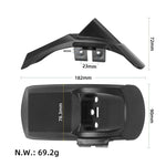 適用於 Kukirin G2 Pro DB 電動滑板車，後擋泥板附牌照架，前擋泥板