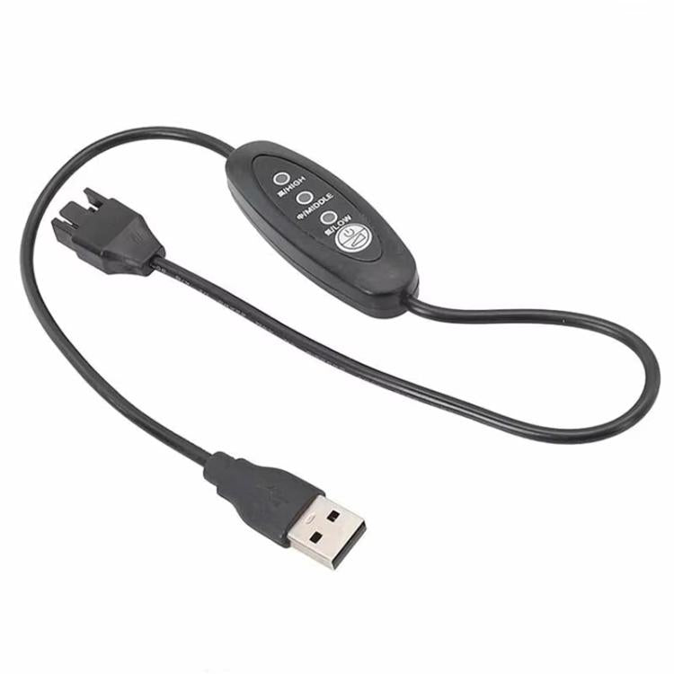 USB 轉小 4針增壓線 可調速 USB 轉 12V 機殼風扇線, 50cm, 98cm