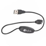 USB 轉小 4針增壓線 可調速 USB 轉 12V 機殼風扇線, 50cm, 98cm