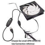 USB 轉小 4針增壓線 可調速 USB 轉 12V 機殼風扇線, 50cm, 98cm