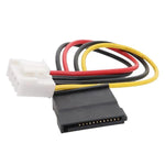 DVR 電源線 4P 轉 SATA 15P 硬碟線, 4P 轉 SATA 15P