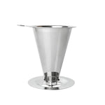 V60不鏽鋼咖啡濾網帶底座，適用手沖沖泡，1-2杯300目，1-3杯300目，1-4杯300目，1-4杯600目，1-6杯600目，1-8杯300目