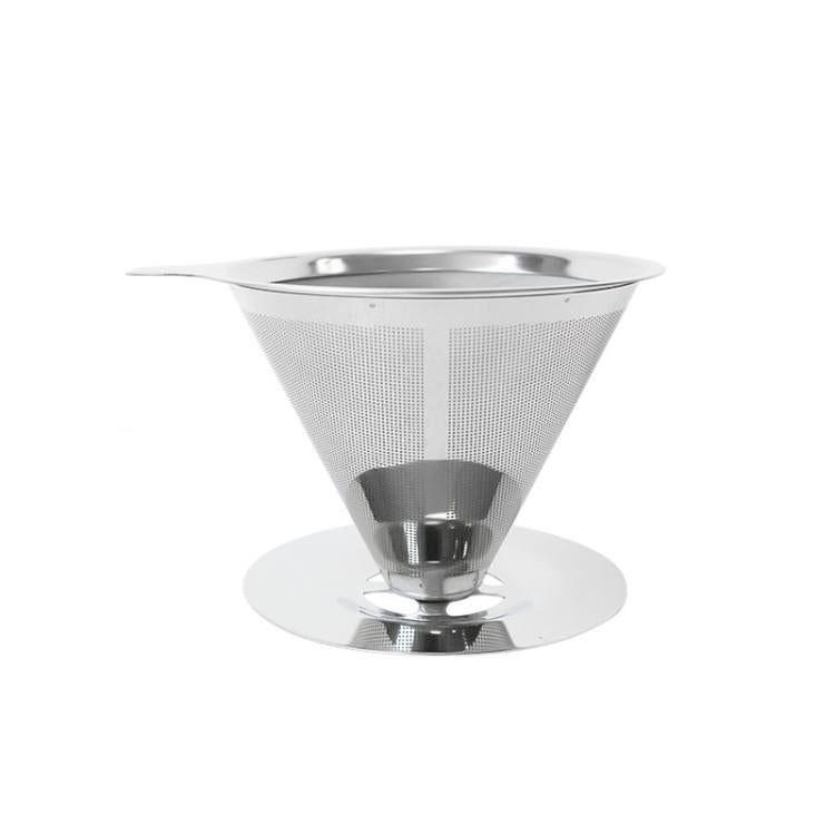 V60不鏽鋼咖啡濾網帶底座，適用手沖沖泡，1-2杯300目，1-3杯300目，1-4杯300目，1-4杯600目，1-6杯600目，1-8杯300目