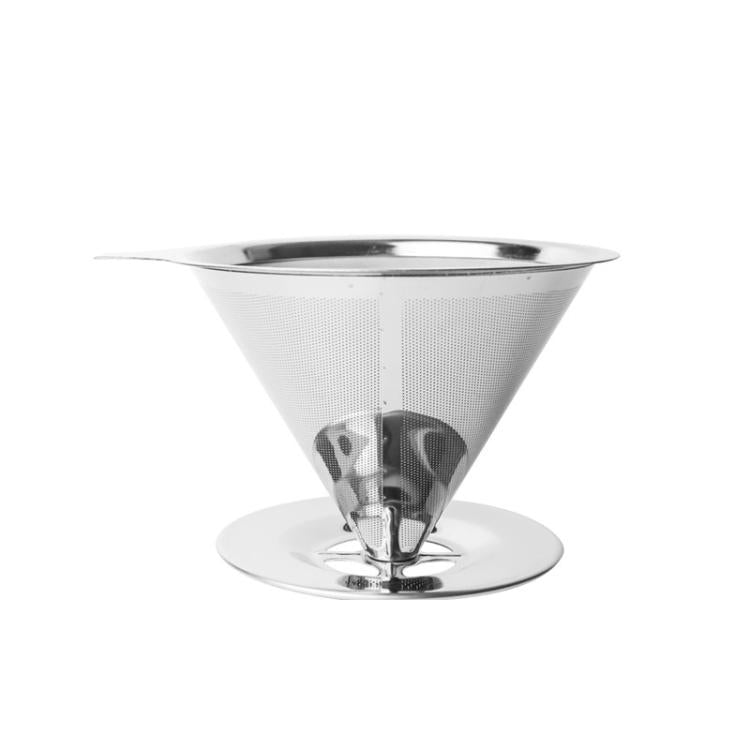V60不鏽鋼咖啡濾網帶底座，適用手沖沖泡，1-2杯300目，1-3杯300目，1-4杯300目，1-4杯600目，1-6杯600目，1-8杯300目