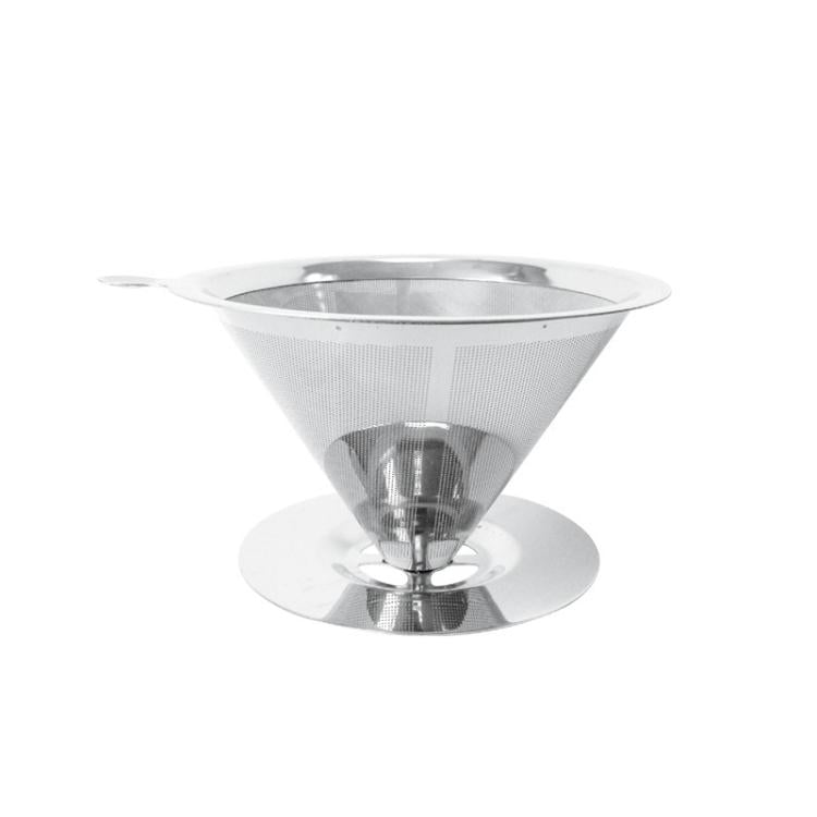 V60不鏽鋼咖啡濾網帶底座，適用手沖沖泡，1-2杯300目，1-3杯300目，1-4杯300目，1-4杯600目，1-6杯600目，1-8杯300目