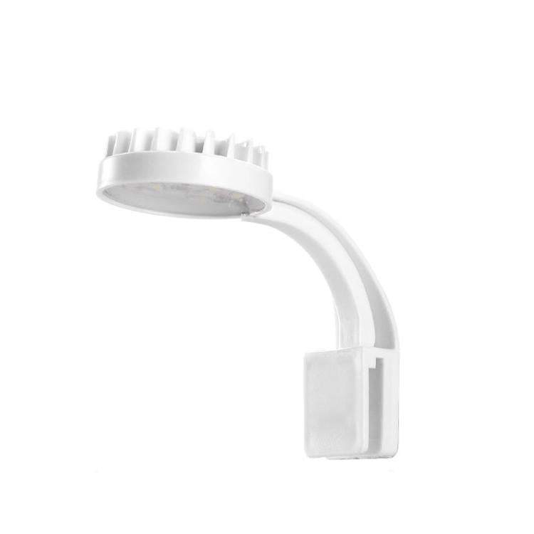 5W 藍白水族LED夾燈含12顆LED USB供電迷你魚缸燈適用水草、小型魚缸，220V，110V