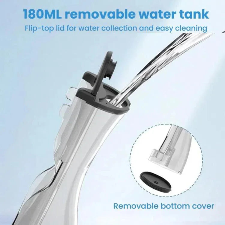 3 合 1 電動牙刷、水牙線器及口腔沖洗器，180mL 可拆卸水箱