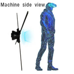 60cm 3D Holographic Fan with 1600x720 Resolution & 720 LEDs  WiFi/APP DIY Content Control, US Plug, EU Plug, UK Plug, AU Plug