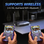 R36XX 雙頻 WiFi 手持遊戲機 3.5 吋 IPS 高清 Mipi 螢幕開源 Linux 作業系統，64G，128G