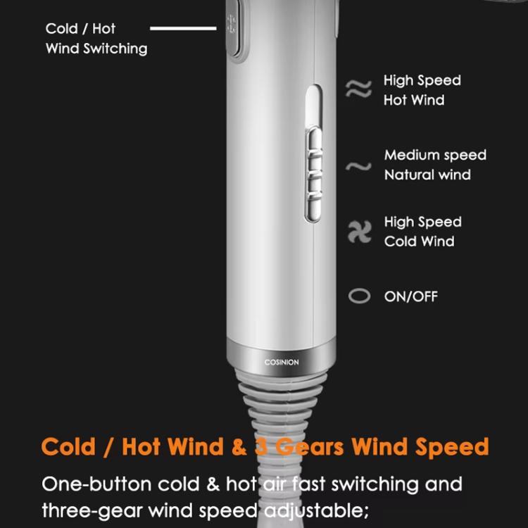 T型吹風機 智能逆變技術 高功率家用及沙龍用吹風機，歐規插頭，帶3個噴嘴歐規插頭，美規插頭，帶3個噴嘴美規插頭，英規插頭，帶3個噴嘴英規插頭