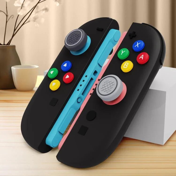 適用於 Nintendo Switch 2 Joy-Con 控制器矽膠按鍵套及搖桿帽組