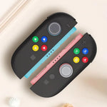 適用於 Nintendo Switch 2 Joy-Con 控制器矽膠按鍵套及搖桿帽組