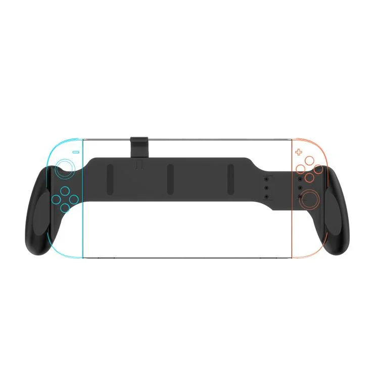 適用於 Nintendo Switch 2 / Switch / Switch OLED 人體工學防滑握把，JYS-NS2297 黑色，JYS-NS2297 白色
